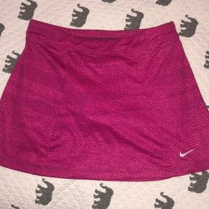 Pink nike golf skirt